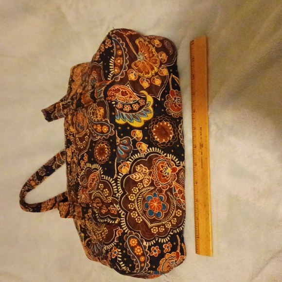 Vera Bradley Tote Vintage Zip Closure - Picture 3 of 10